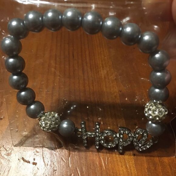 Bundle Sale 3 for $15 | Shimmering Beaded Hope Bracelet - Picture 1 of 7